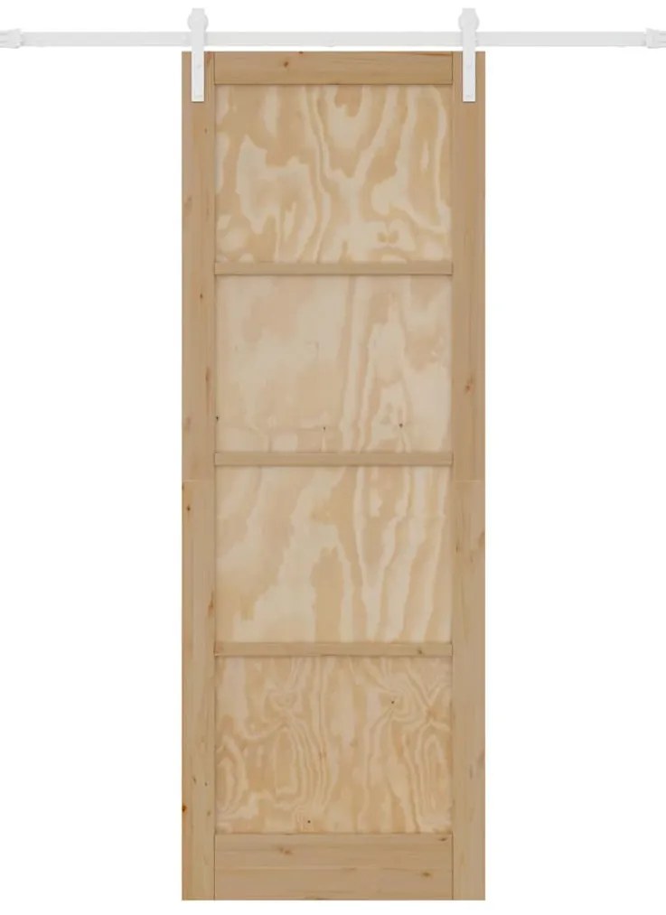 Csúszó Ajtó Természetes és fehér 83 x 232 cm