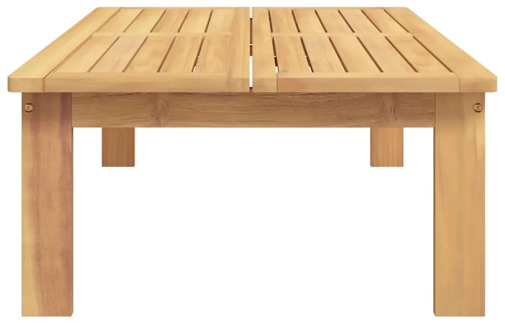 Tömör akácfa kerti asztal 100 x 60 x 30 cm
