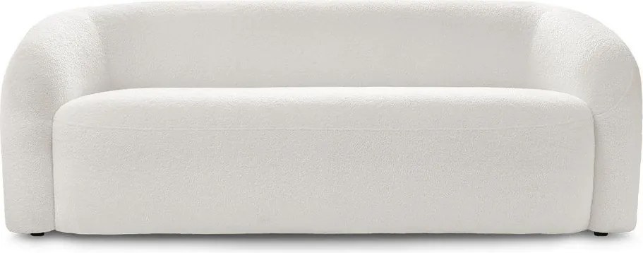 Fehér buklé kanapé 193 cm Elina – Bobochic Paris