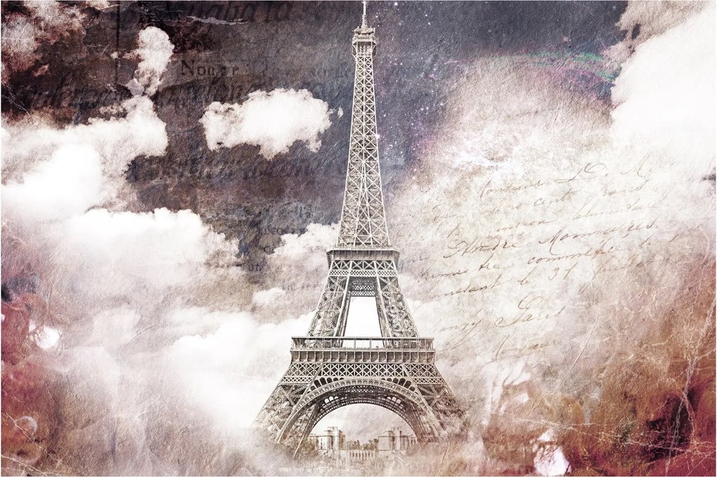 Kép - Eiffel-torony, Párizs, Franciaország (90x60 cm)