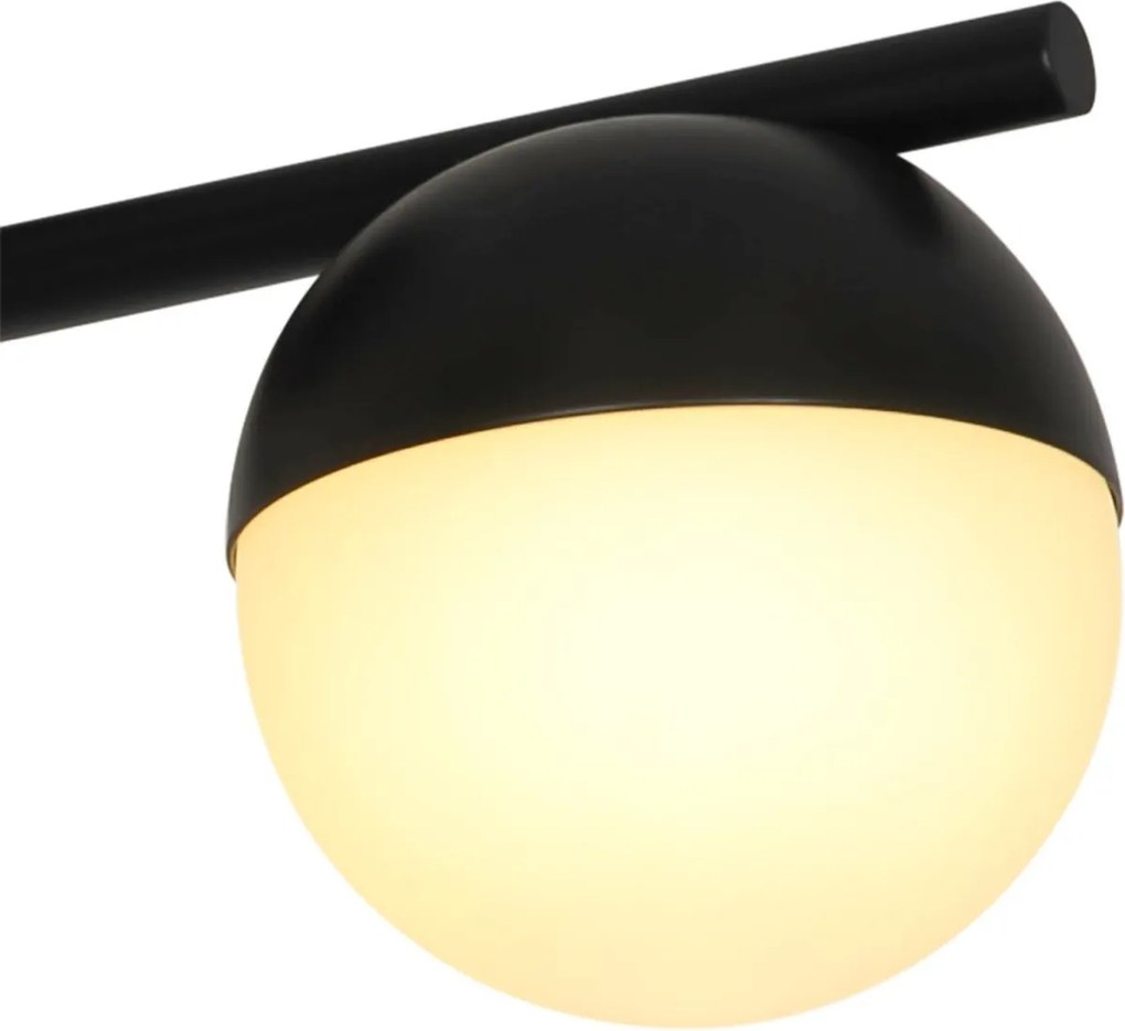 Nordlux modern mennyezeti lámpa contina fekete nor2512096003