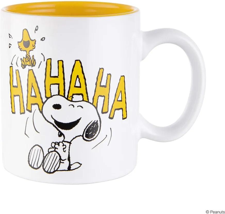 PEANUTS bögre, Snoopy "Hahaha" 330ml