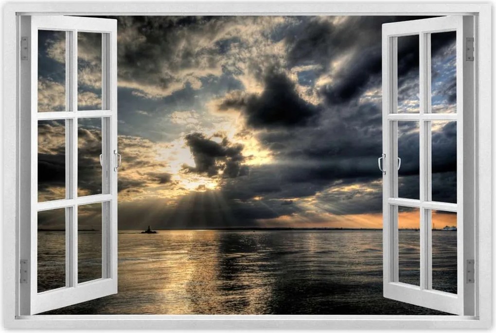 Poszterek 90x60 Naplemente a felhők között