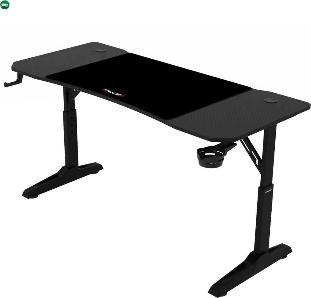 NERO állítható gamer asztal 120 × 60 cm