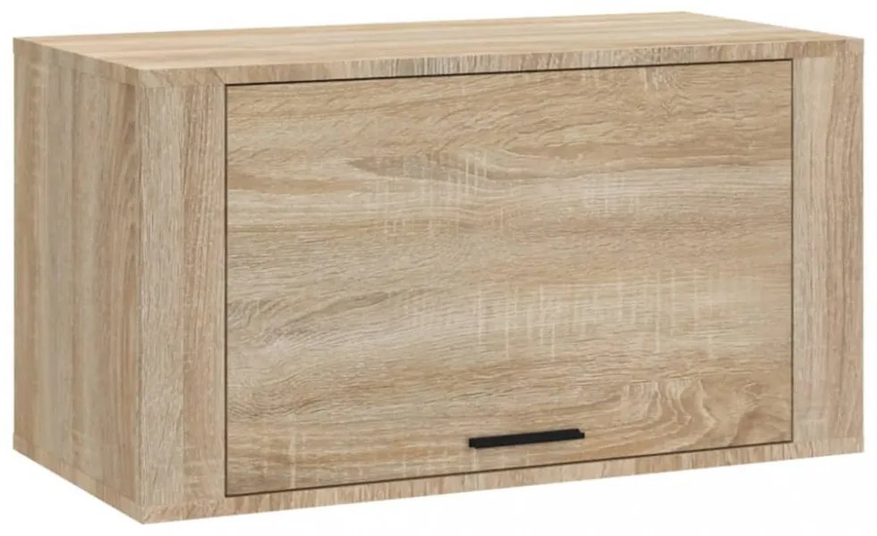 sonoma tölgy szerelt fa fali cipőszekrény 70 x 35 x 38 cm