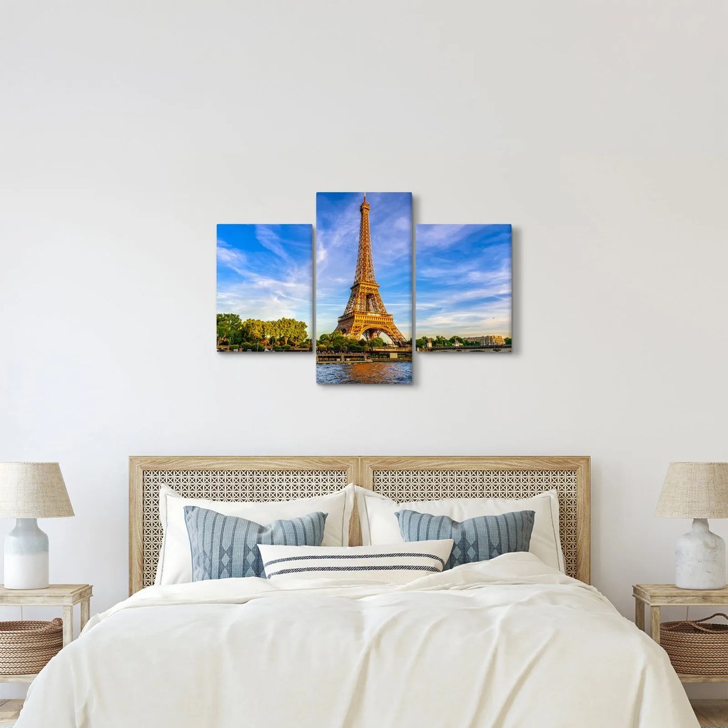 Kép - Eiffel-torony (90x60 cm)