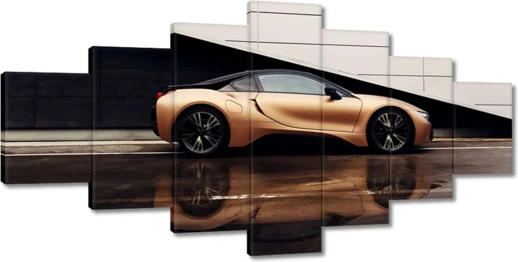 Vászonkép 210x100 Arany Bmw Autó