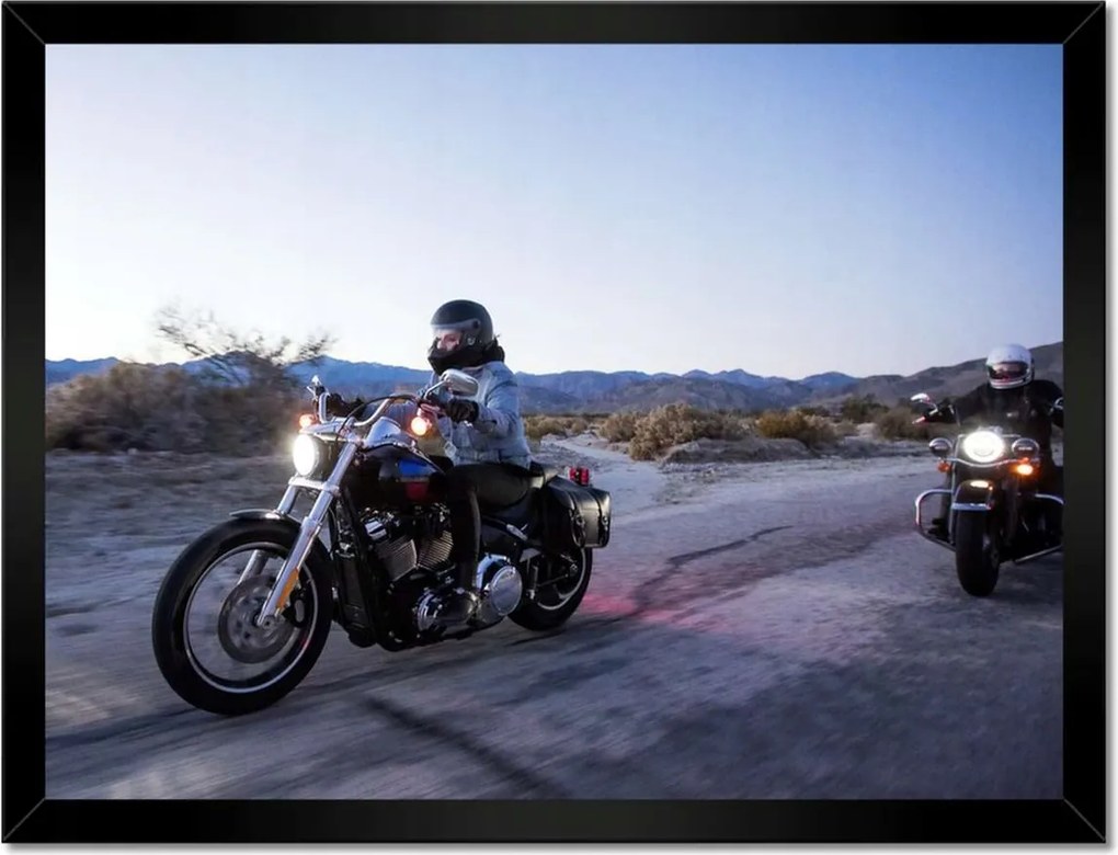 Poszterek keretben 40x30 Harley Davidson Motorkerékpár