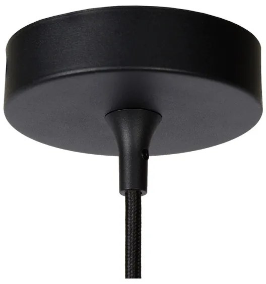Lucide 09434/01/30 - Csillár zsinóron FAVORI 1xGU10/5W/230V fekete