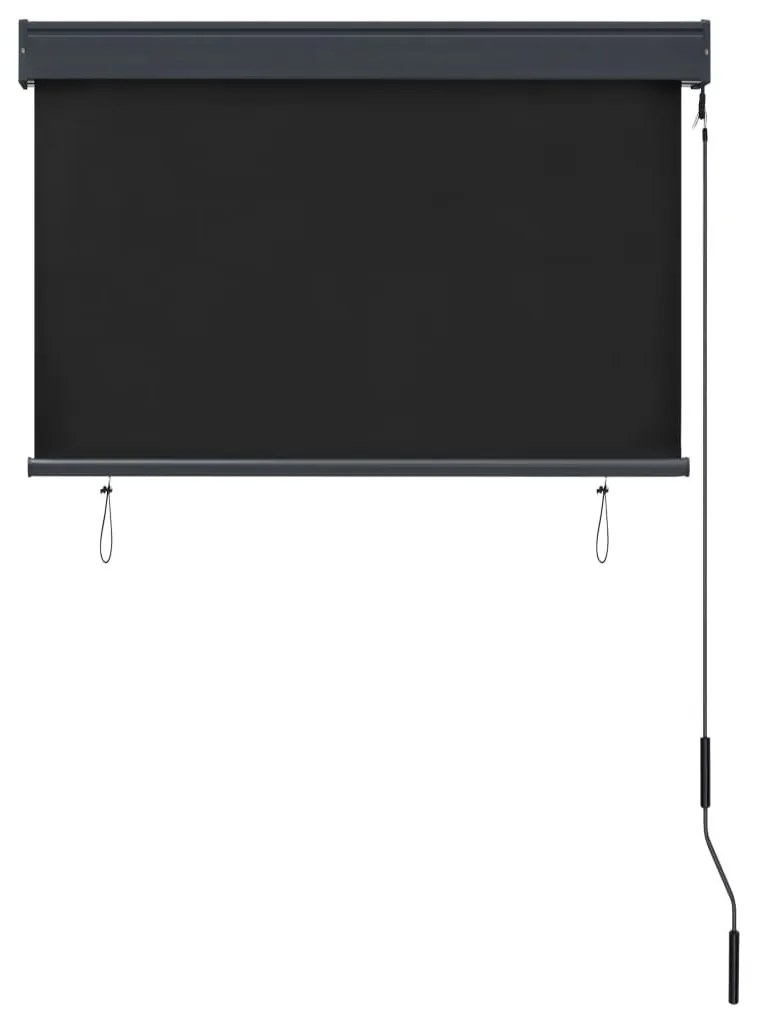antracitszürke kültéri roló 100 x 250 cm