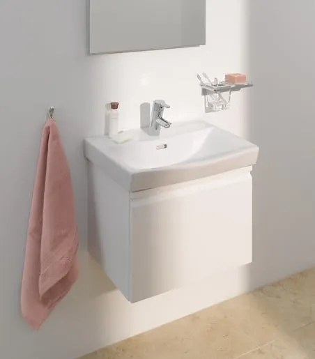 Fürdőszobaszekrény mosdó alá Laufen Laufen Pro Nordic 55x37,2x37,2 cm fehér lesk 8303.7.095.464.1