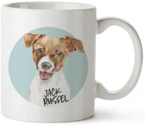 Bohemia Gifts Kerámia bögre - Jack Russel, 350 ml