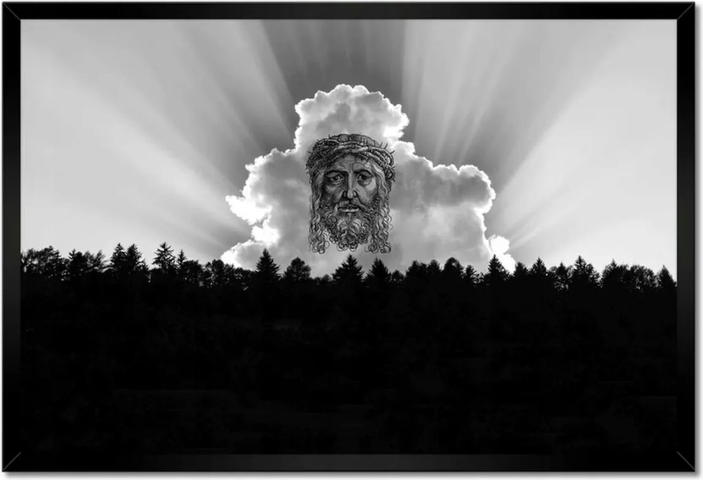 Poszterek keretben 60x40 Jézus Krisztus Mennyország