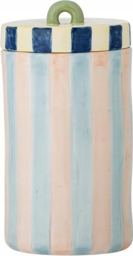 Bloomingville Phoenix Kerámia Konyhai Tároló Színes Csíkokkal