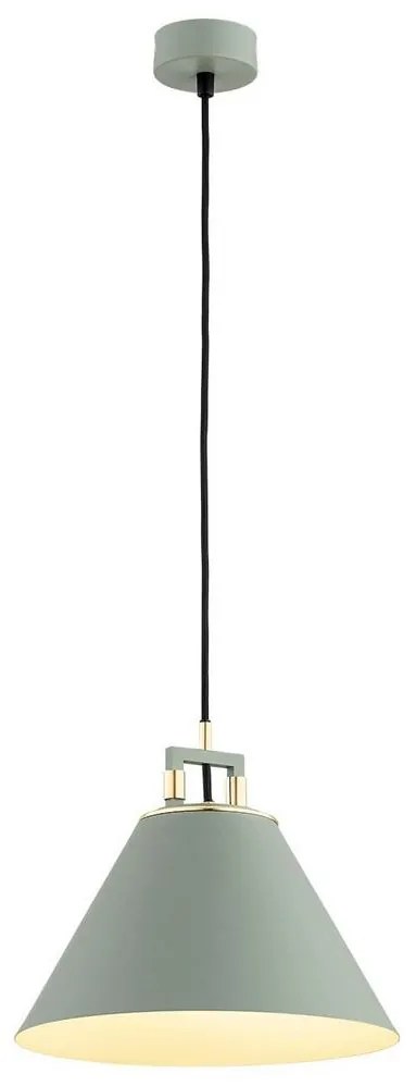 Argon 4916 - Csillár zsinóron ORTE 1xE27/15W/230V zöld