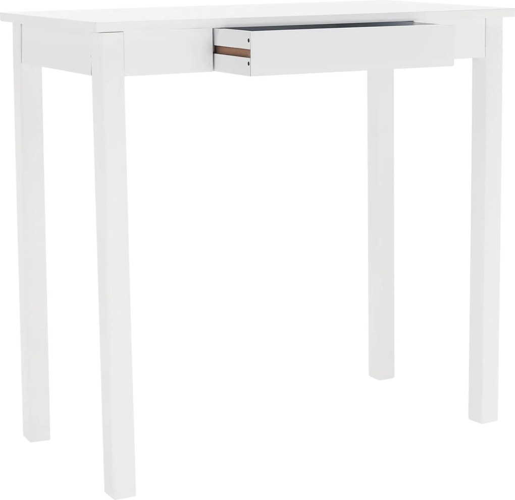 Konzolasztal, fehér, AMYNTAS