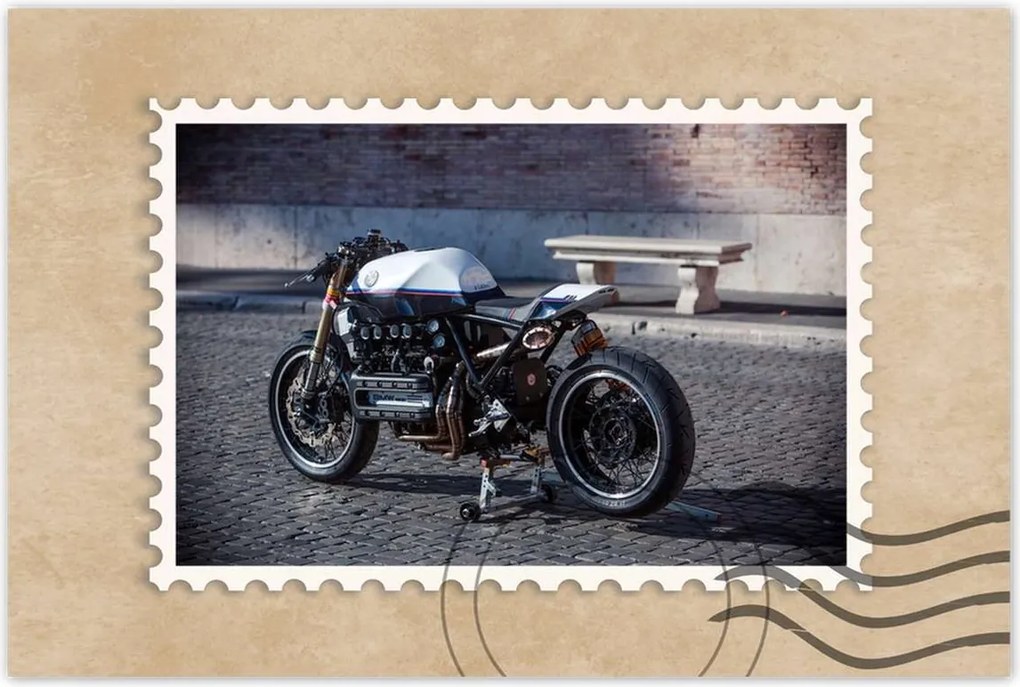 Poszterek 90x60 Klasszikus motorkerékpár Motor