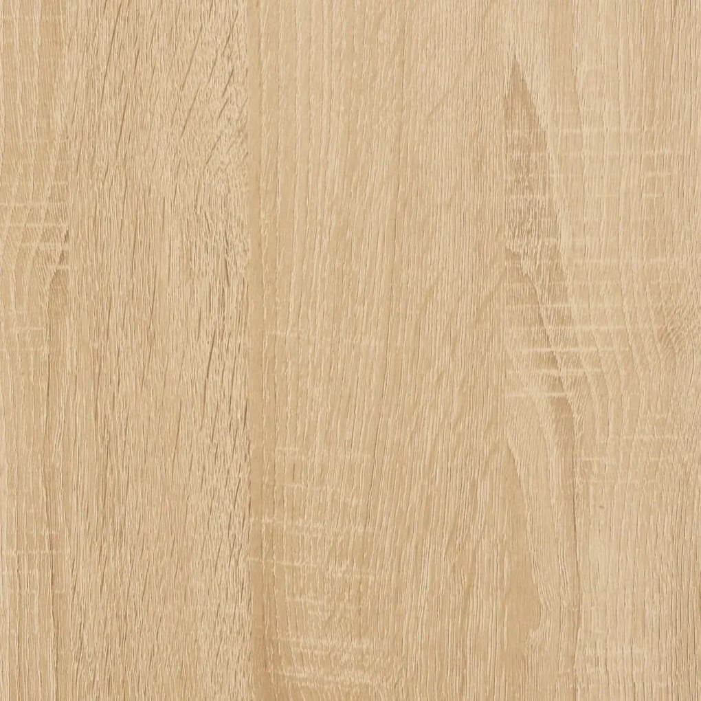 sonoma tölgy színű szerelt fa TV-szekrény 102 x 34,5 x 43 cm