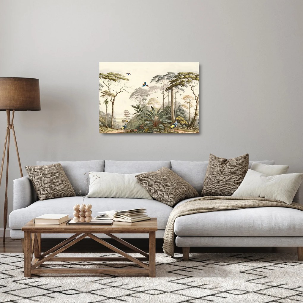 Üveg kép - Amazonas esőerdő (70x50 cm)