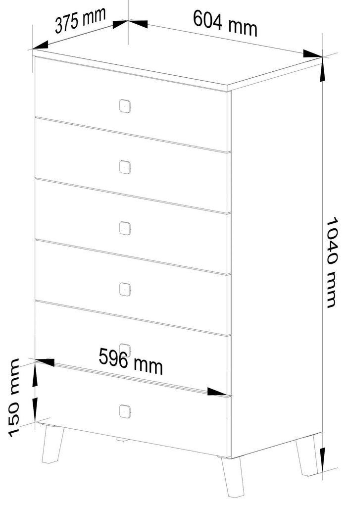 Komód Mobian 6 (kasmír). 1107562