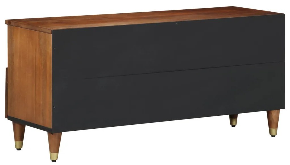 TV Szekrény 100x33x46 cm Tömör Mangófából