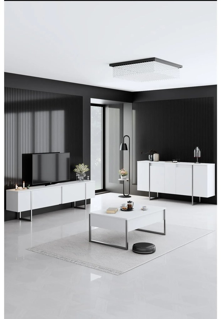 Nappali fal Luna set (fehér + ezüst) . 1102330