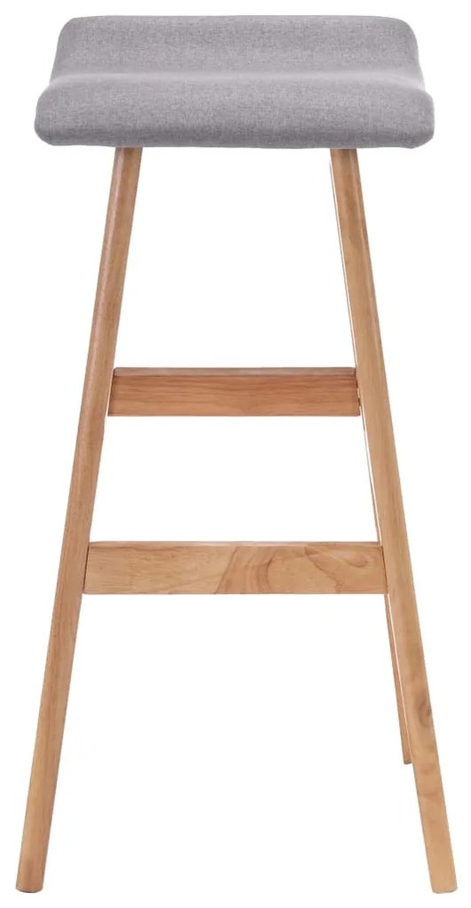 2 db világosszürke szövet bárszék