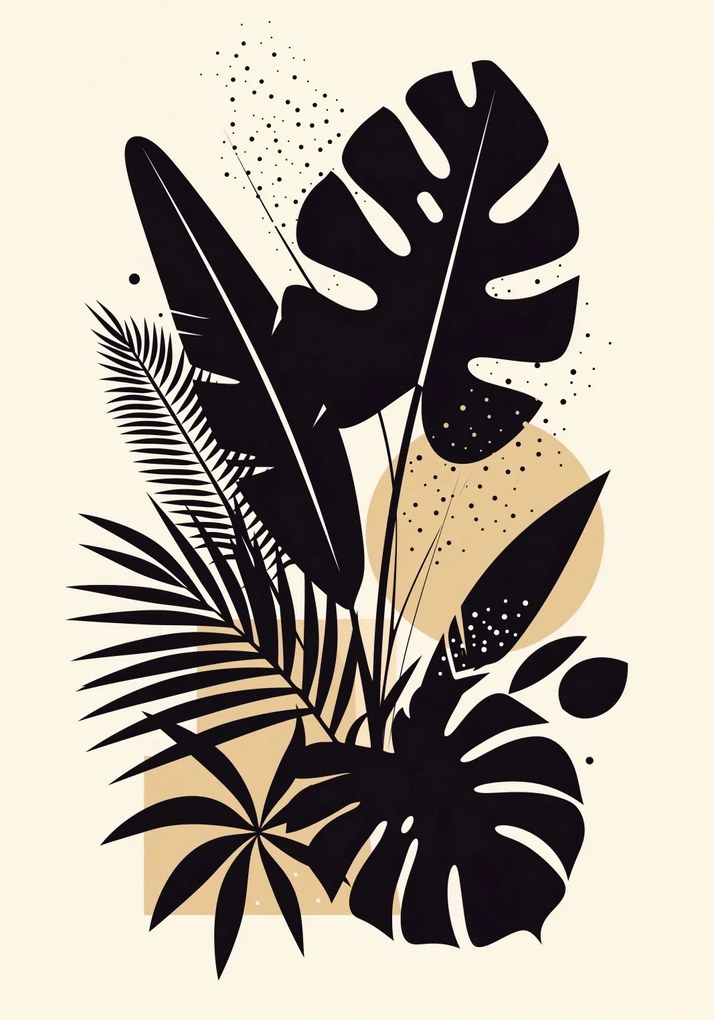 Poszter 70x100cm Trópusi paradicsom