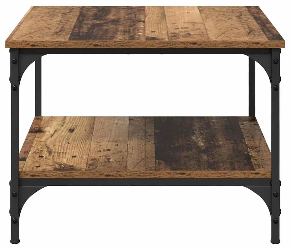 Dohányzóasztal Öreg fa 55 x 55 x 40 cm Faanyag