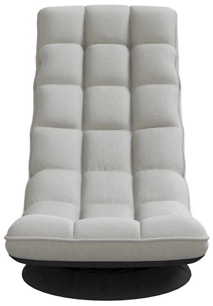 felhőszürke szövet forgó padlószék 70x51x79 cm