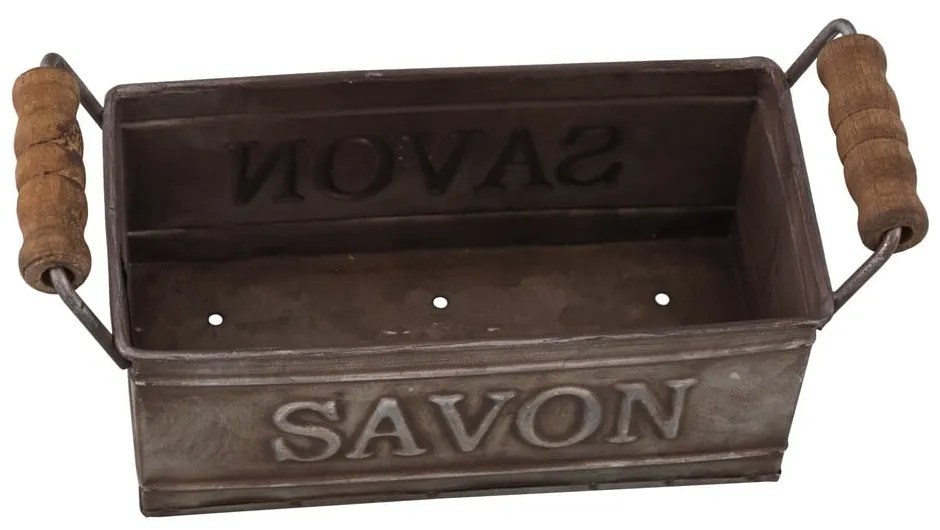 Sötétszürke fém szappantartó – Antic Line