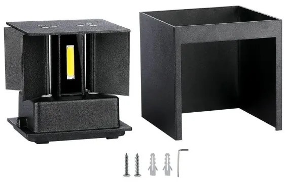 LED Kültéri fali lámpa LED/11W/230V 3000K IP65 fekete