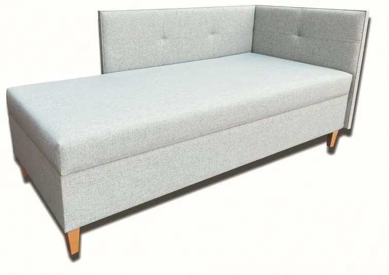 Egyszemélyes ágy (heverő) 90 cm Alissa (rugós matraccal) (J). 1052022