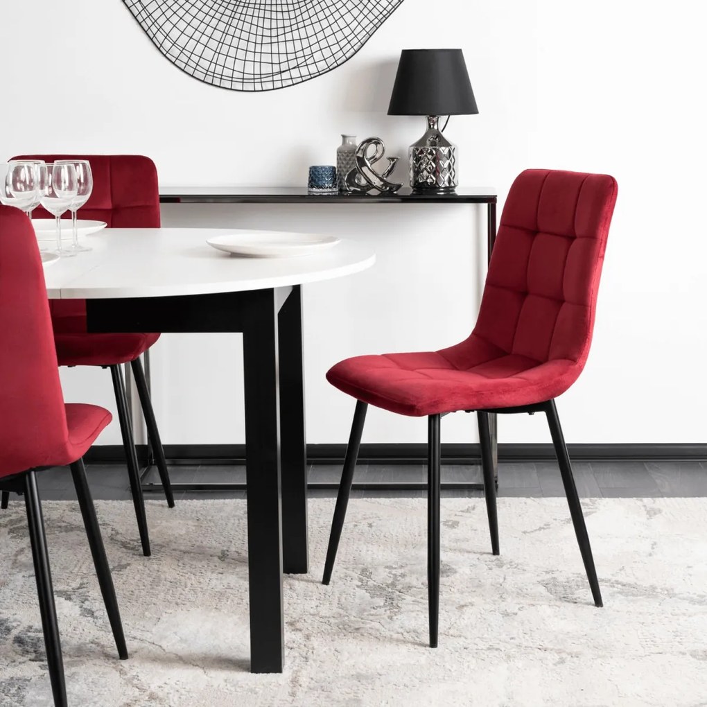 Bordó Bársony Étkezőszék. PERU