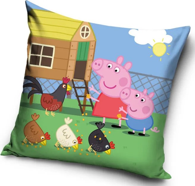 Peppa malac Feed párnahuzat 40x40 cm Velúr