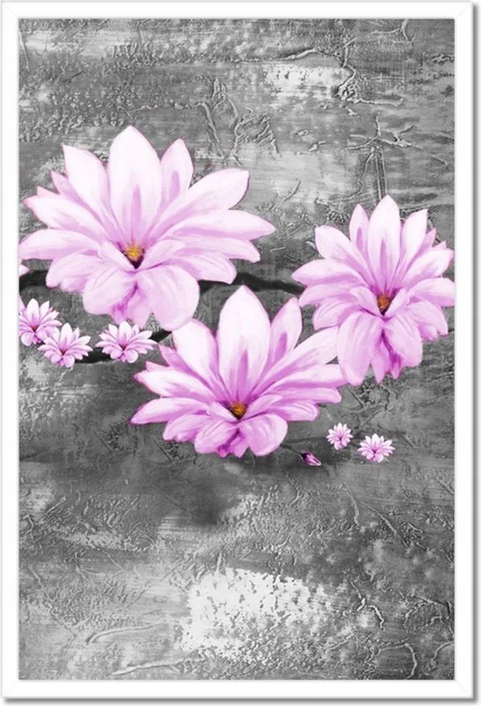 Poszterek keretben 40x60 Magnólia virágok