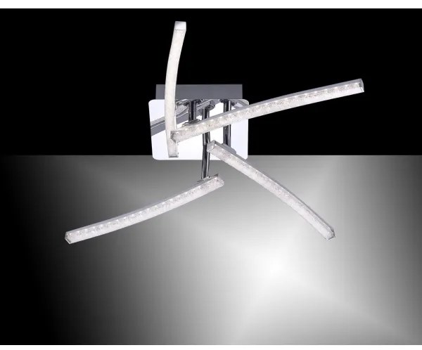 Leuchten Direkt 11291-17 - LED Felületre szerelhető csillár SIMON 4xLED/3W/230V fényes króm