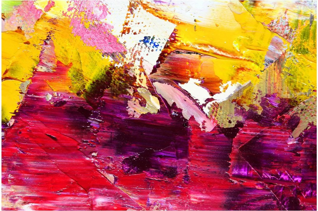 Absztrakció kép - festmény (90x60 cm)