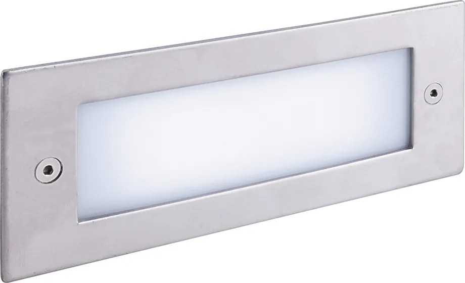 NOVOLUX 540A-L0102B-30 BARLIA Kültéri Falba Építhető Lámpa Ezüst LED IP54