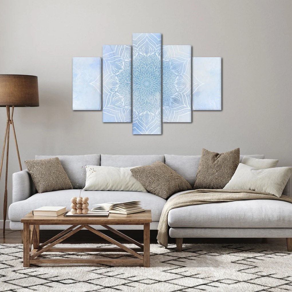 Kép - Téli mandala (150x105 cm)