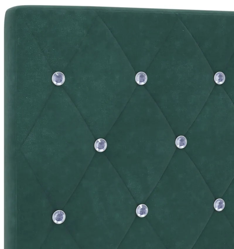 Fejtámla fejtámlával Sötétzöld 90 cm Műbőr