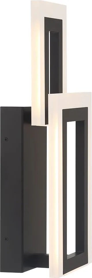 Quintiesse modern fali lámpa inizio fehér matt fehér matt fekete elsqn-inizio-1w-bk
