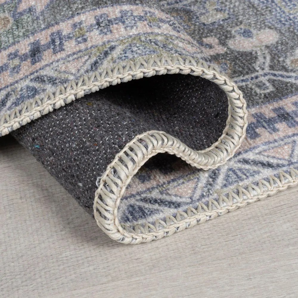 Zöld mosható szőnyeg újrahasznosított szálkeverékből 80x150 cm Windsor – Flair Rugs