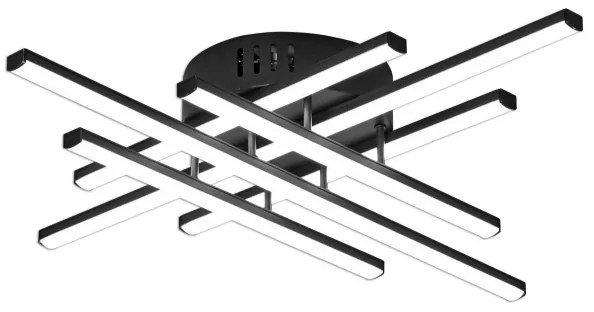 Brilagi - LED mennyezeti lámpa STRIPES LED/42W/230V fekete