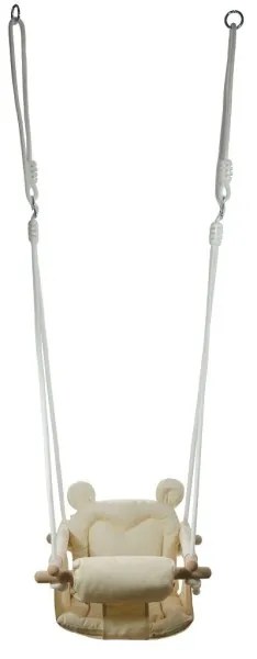 2Kids Toys - Gyermek textilhinta krémes/bükkfa