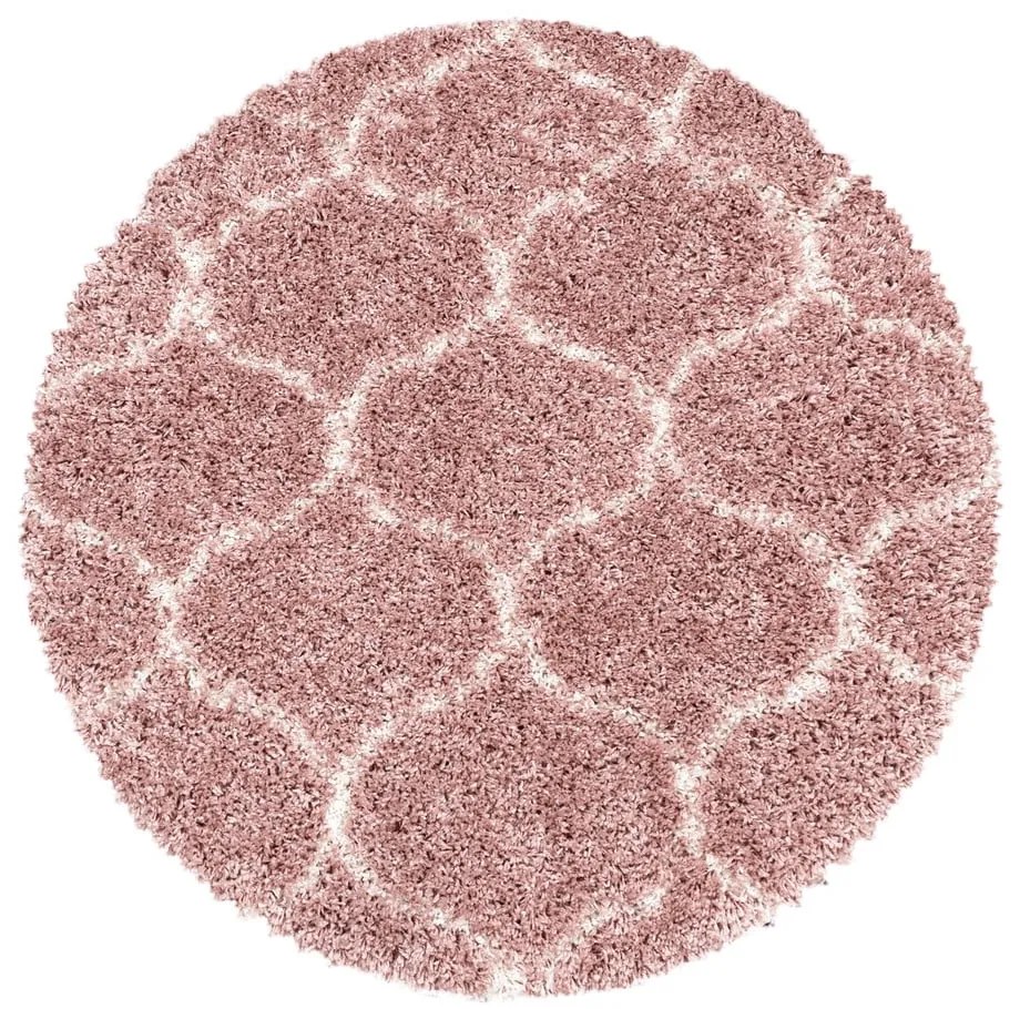Rózsaszín kerek szőnyeg ø 80 cm Salsa – Ayyildiz Carpets