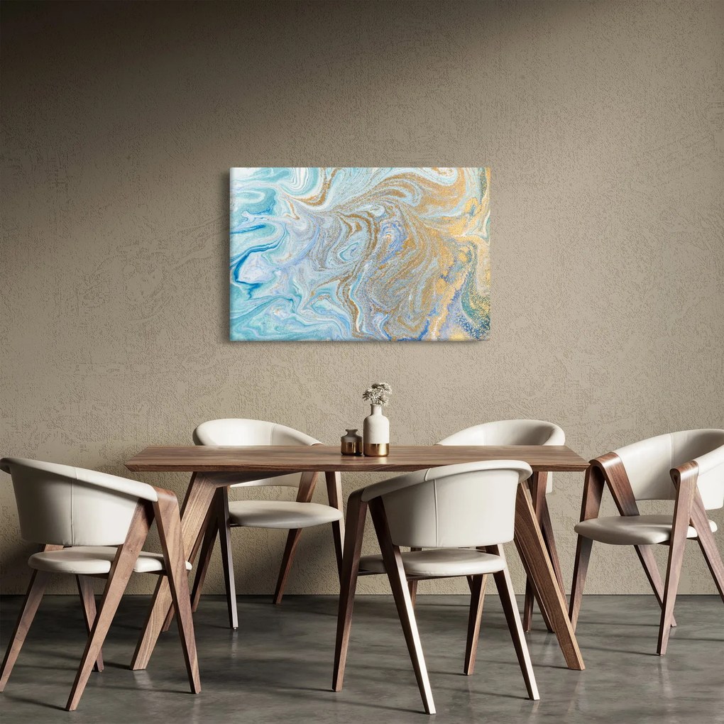 Kép - Kék márvány (90x60 cm)