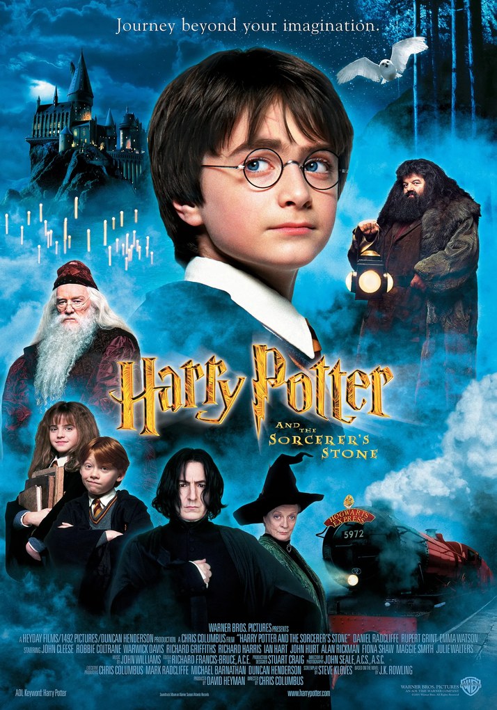 Harry Potter és a bölcsek köve filmposzter (2001) 100x70cm #653