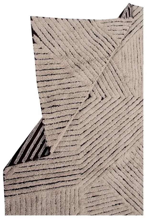 Világosbarna mosható kézi szövésű gyapjú szőnyeg 170x240 cm Golden Coffee – Lorena Canals