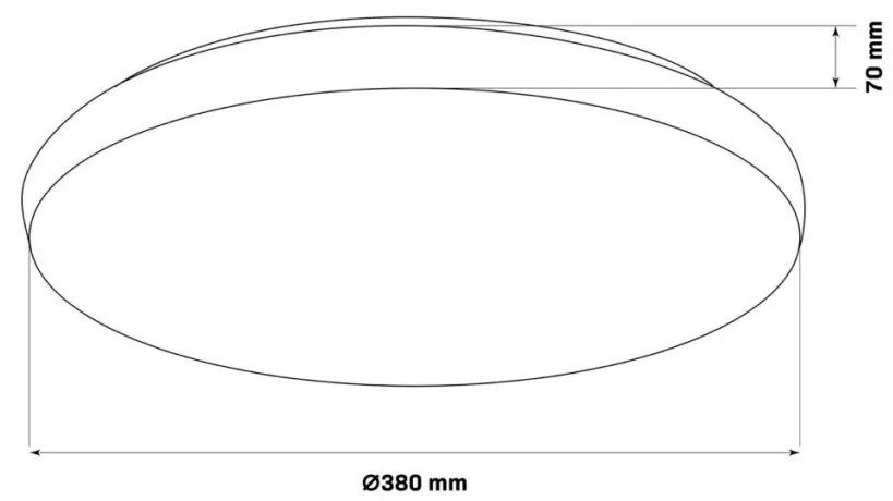 Polux PIRIUS 325747 Süllyesztett mennyezeti lámpa 1x24W/LED 3000K-6000K 5300lm IP44